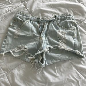 Light jean short XS